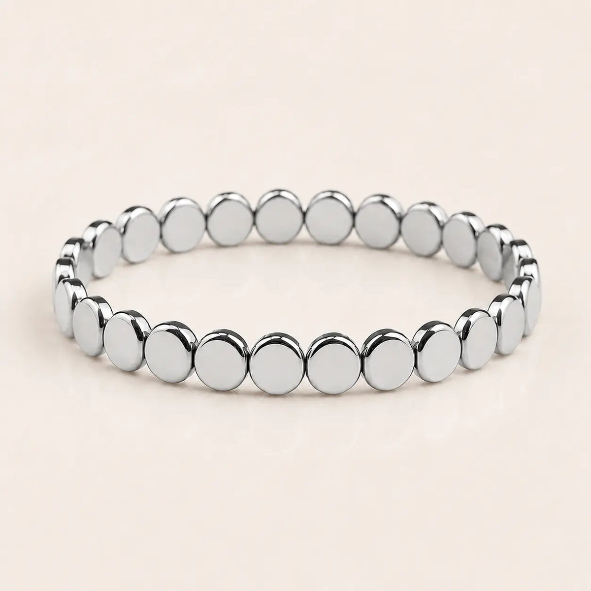 AITO Hämatit-Armband Silber